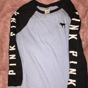 VS Pink Baseball Tee